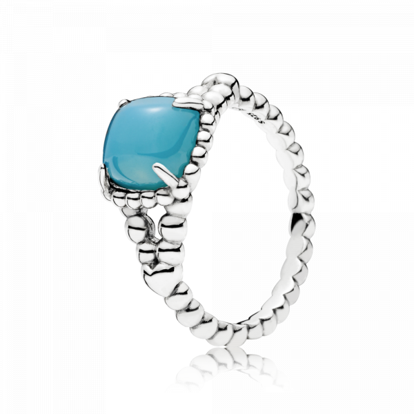 Prsten sa plavim kamenom 