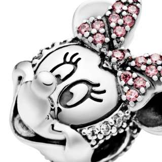 Privezak Disney, Minnie Mouse sa roze pavé mašnom 