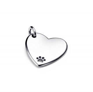 Pločica za graviranje za ogrlicu za ljubimca u obliku srca 