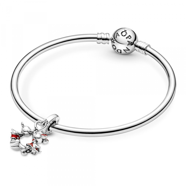 Disney Mickey Mouse & Minnie Mouse Kissing Dangle Charm 