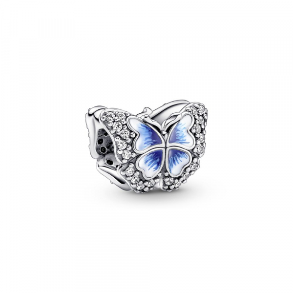 Blue Butterfly Sparkling Charm 