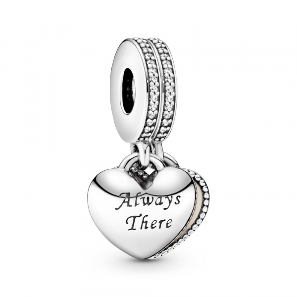 Always There Heart Dangle Charm 