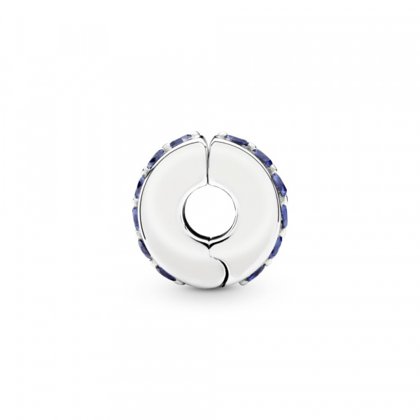 Blue Sparkle Clip Charm 