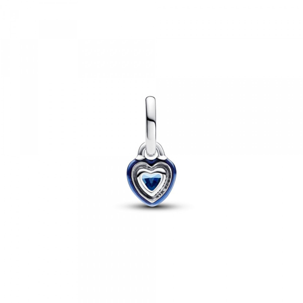 Mini viseći privezak Pandora ME Plava čakra u obliku srca 