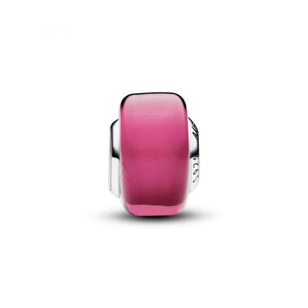 Pink mini priveza od Murano stakla 