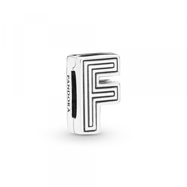 Letter F Clip Charm 