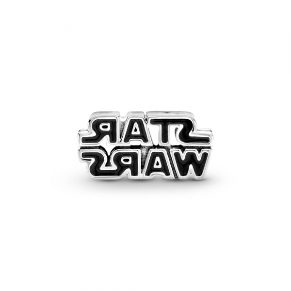 Privezak Srebrni Star Wars 3D logo 
