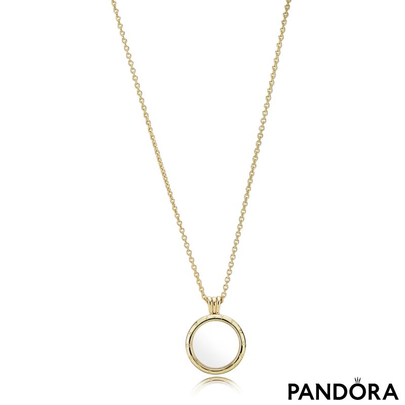 Pandora Lockets Logo Necklace 