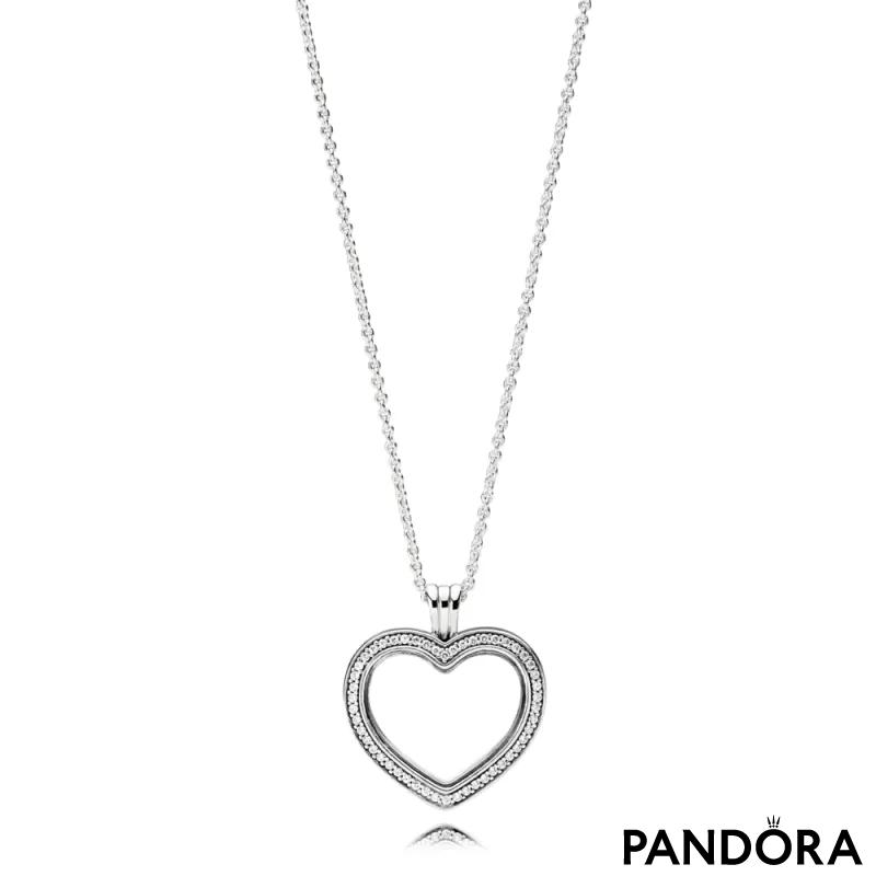 Pandora | Jewelry | Pandora Lockets Logo Necklace Christmas Set | Poshmark