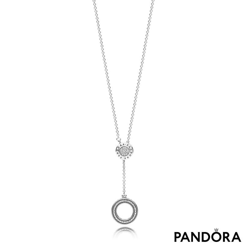 Ogrlica Pavé Pandora logo 
