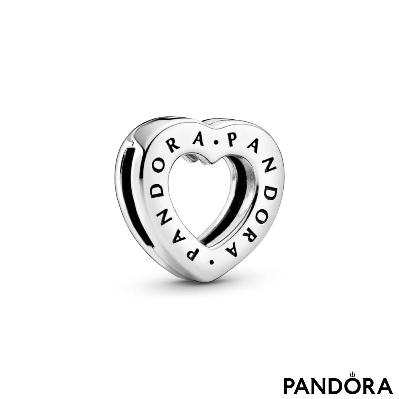 Privezak Srce sa Pandora logom 