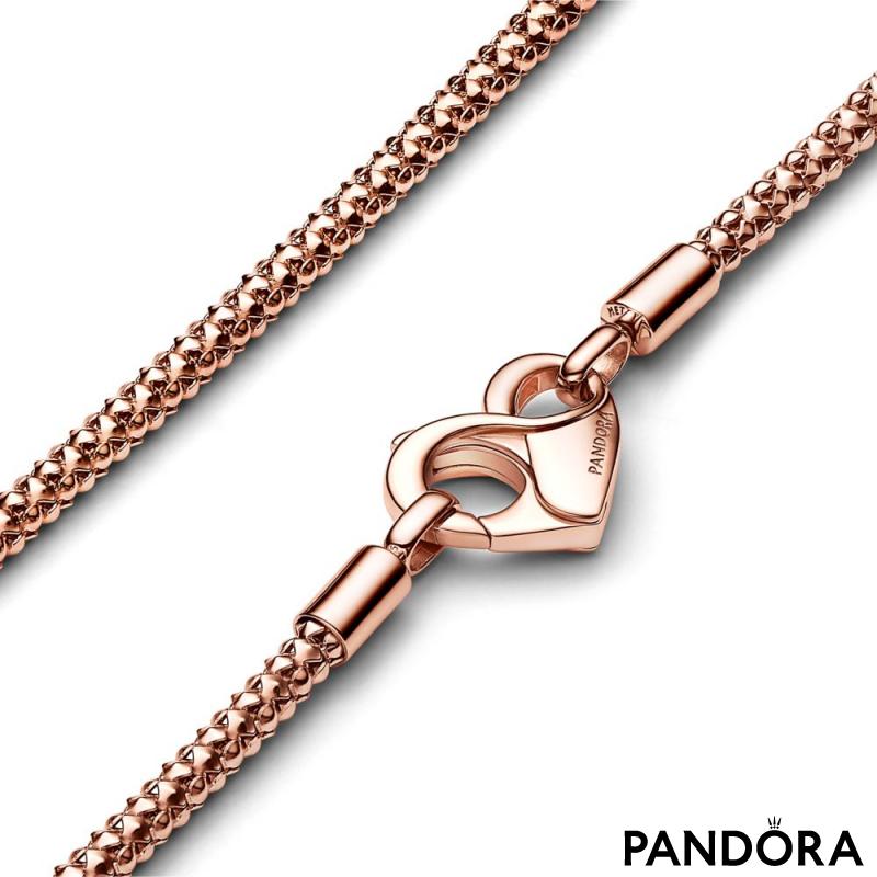 Pandora Moments Studded Chain Necklace 