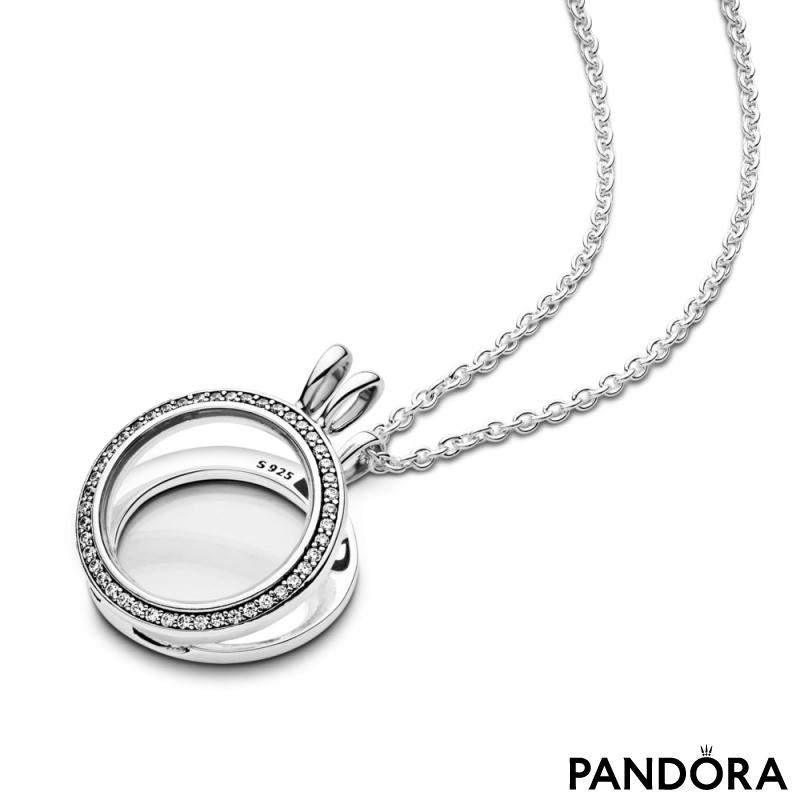 Pandora Sterling Heart and Blooms Locket Necklace - Etsy