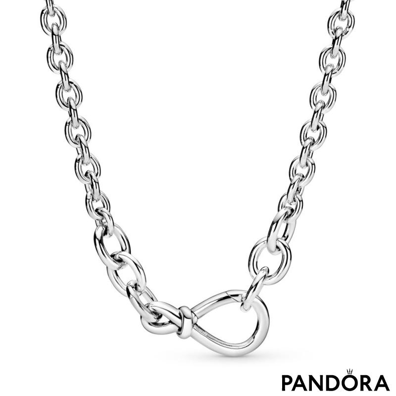 Chunky Infinity Knot Chain Necklace 