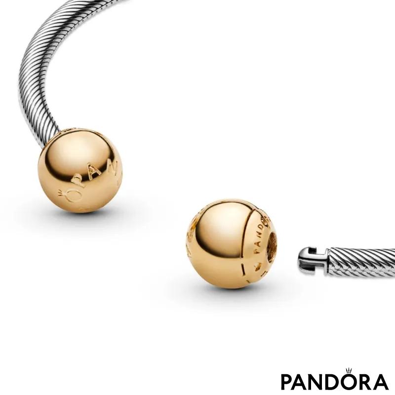 Pandora Moments otvorena nagle narukvica od zmijskog lanca 