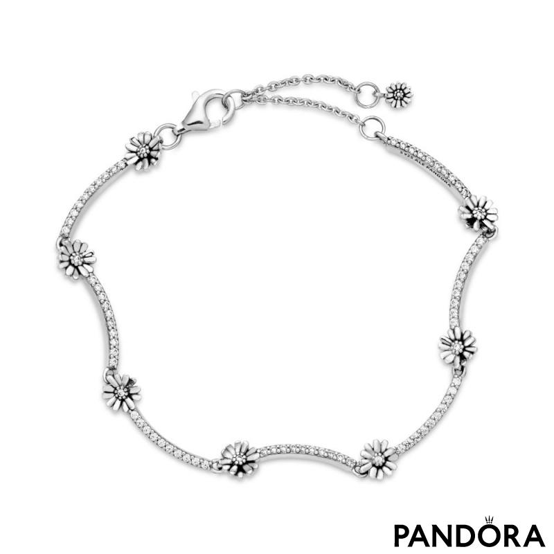 925 Sterling Silver Luminous Daisy Flower Bracelets | WillQueen Shop –  WillQueen shop