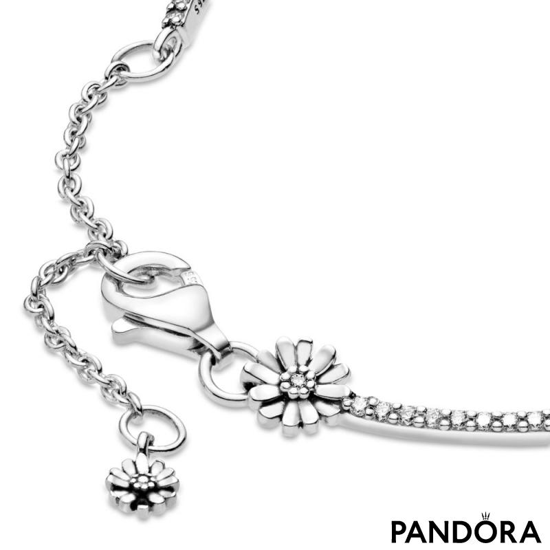 White Daisy Flower Bracelet – KAQCHI