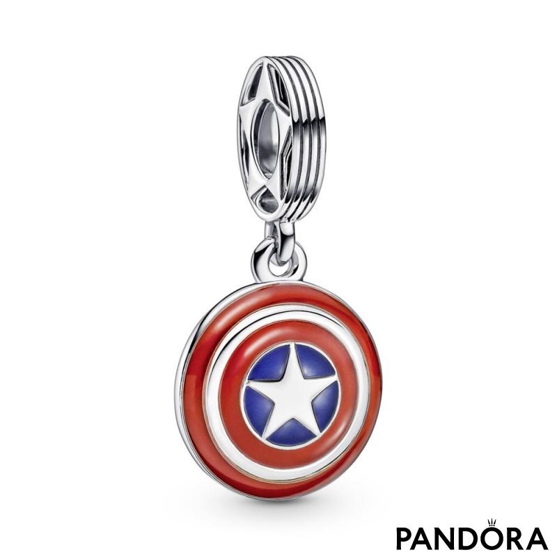 Marvel The Avengers Captain America Shield Dangle Charm 