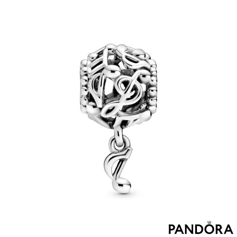 Openwork Music Notes Charm 