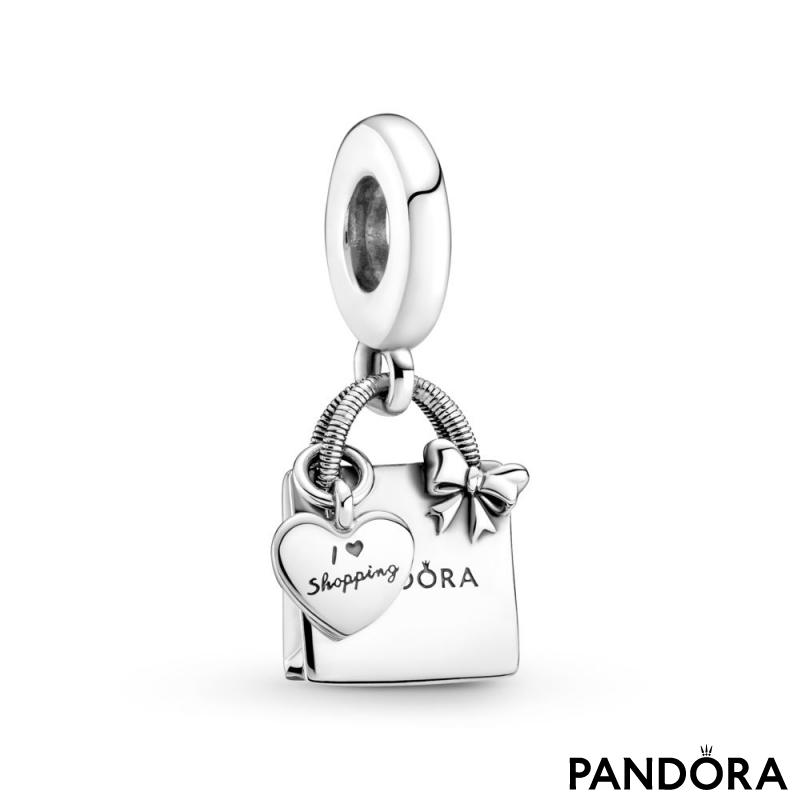 Second Hand Pandora Silver Bow Purse Bead Charm - thbaker.co.uk