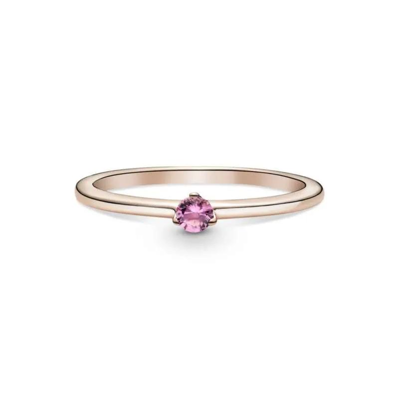 Prsten sa roze kamenom 