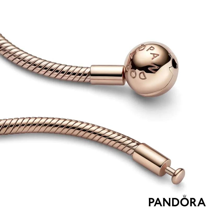 Ogrlica Pandora Moments sa „zmijskom“ teksturom lanca 