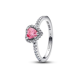 Roze srce prsten