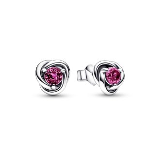 Birthstone oktobar - neviseće pink minđuše