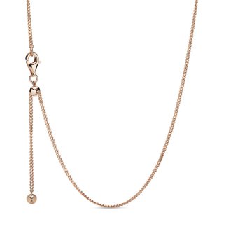 Ogrlica sa pancirnim lancem od 14k roze pozlate
