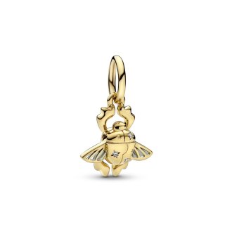Disney Aladdin Scarab Beetle viseći privezak od 14k pozlate