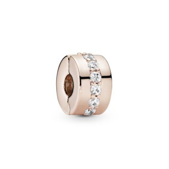 Kopča Red kamenčića od 14k roze pozlate