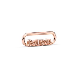 Karika Believe od 14k roze pozlate