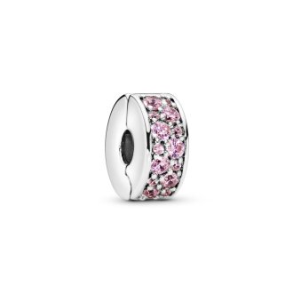 Kopča Roze Pavé krug sa silikonskim držačem