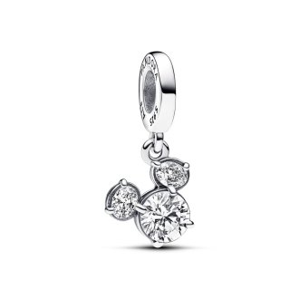 Disney Mickey Mouse Sparkling Head Silhouette viseći privezak
