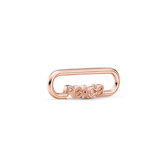 Karika Peace od 14k roze pozlate