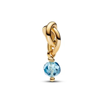 Birthstone mart - viseći privezak od 14k pozlate