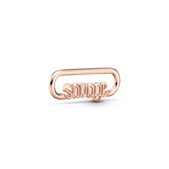 Karika Savage od 14k roze pozlate