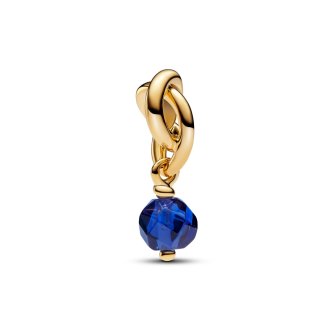 Birthstone septembar - viseći privezak od 14k pozlate