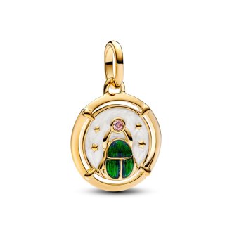 Medaljon Sveta buba Skarabej od 14k pozlate