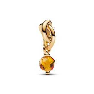 Birthstone novembar - viseći privezak od 14k pozlate