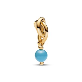 Birthstone decembar - viseći privezak od 14k pozlate