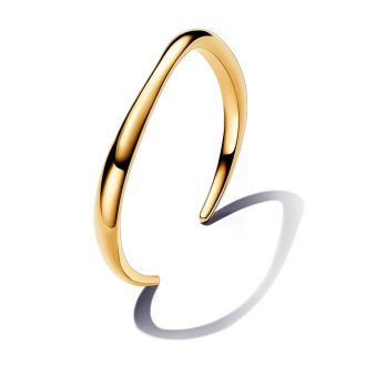 Bangle tanja otvorena narukvica od 14k pozlate