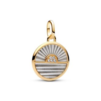 Medaljon Izlazak sunca od 14k pozlate