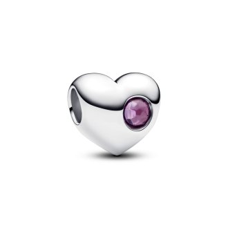 Birthstone februar - privezak sa mogućnošću graviranja