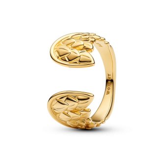 Marvel Thor Wings otvoreni prsten od 14k pozlate