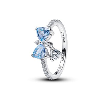 Bridgerton Blue Bow prsten