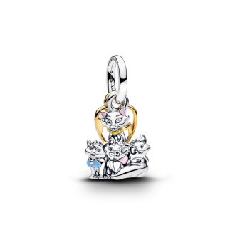 Disney Aristocats Duchess & Kittens viseći privezak u dva tona